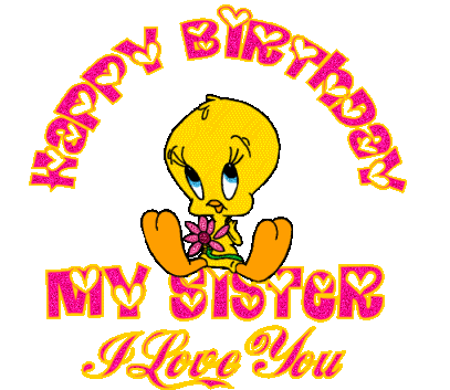 407x353 Free Clipart Happy Birthday Sister
