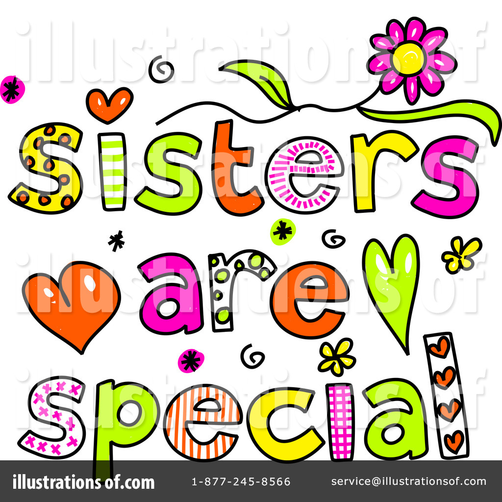 1024x1024 Sisters Clipart