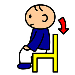 240x240 Stand Up Sit Down Clipart