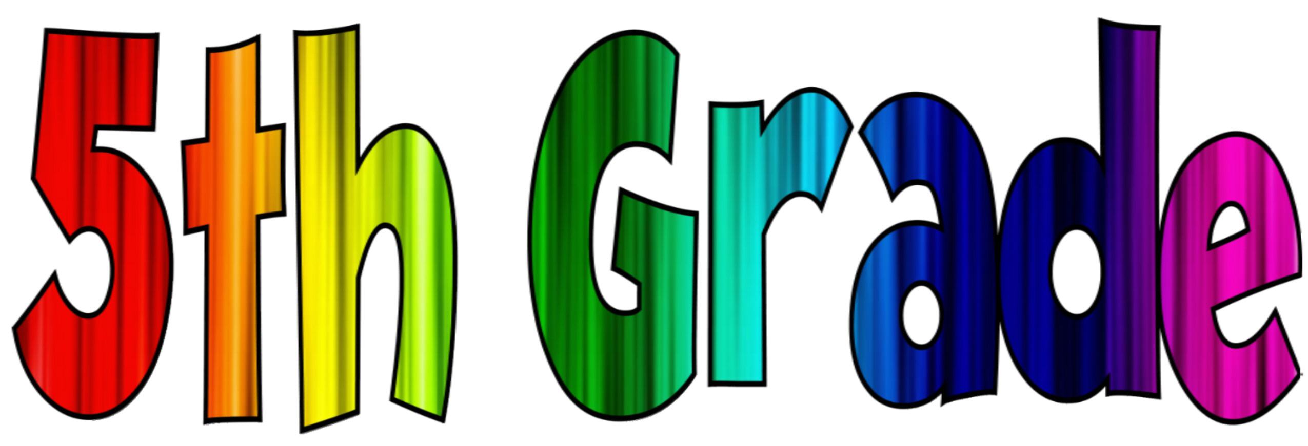 2550x871 Five Clipart 5th