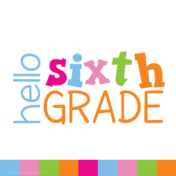 720x720 Complete Collection{Hello Sixth Grade For Girls} Lauren Mckinsey