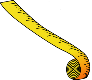 300x261 Measuring Tape Clip Art