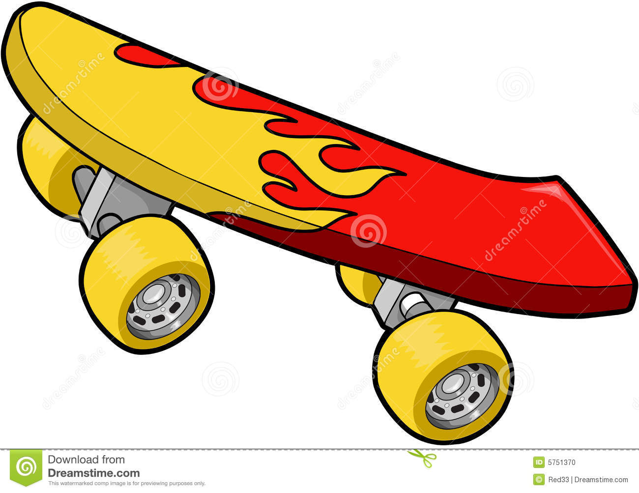 1300x1003 Skateboard Clipart