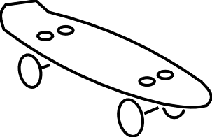 303x196 Skateboard Clipart Clipart Panda
