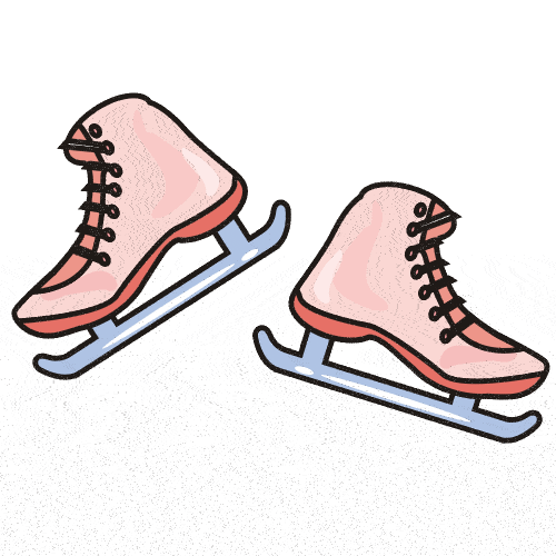 500x500 Ice Skate Clip Art
