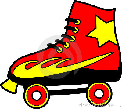 400x357 Roller Skate Clipart
