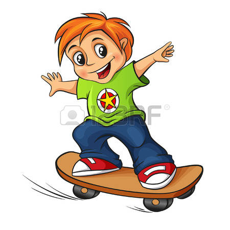 450x450 Skateboard Clipart Cool Boy