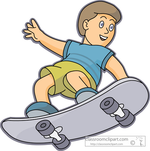 496x500 Skateboard Clipart Skateboarding
