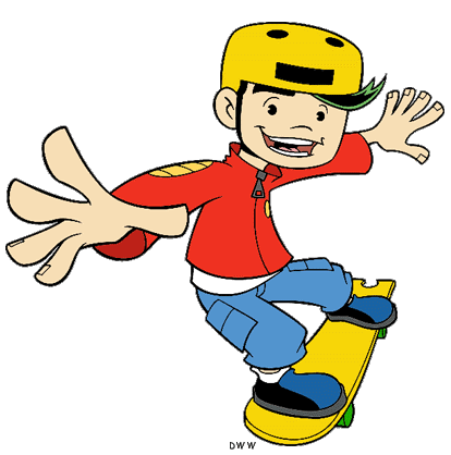 414x418 Skateboard Clipart Yellow