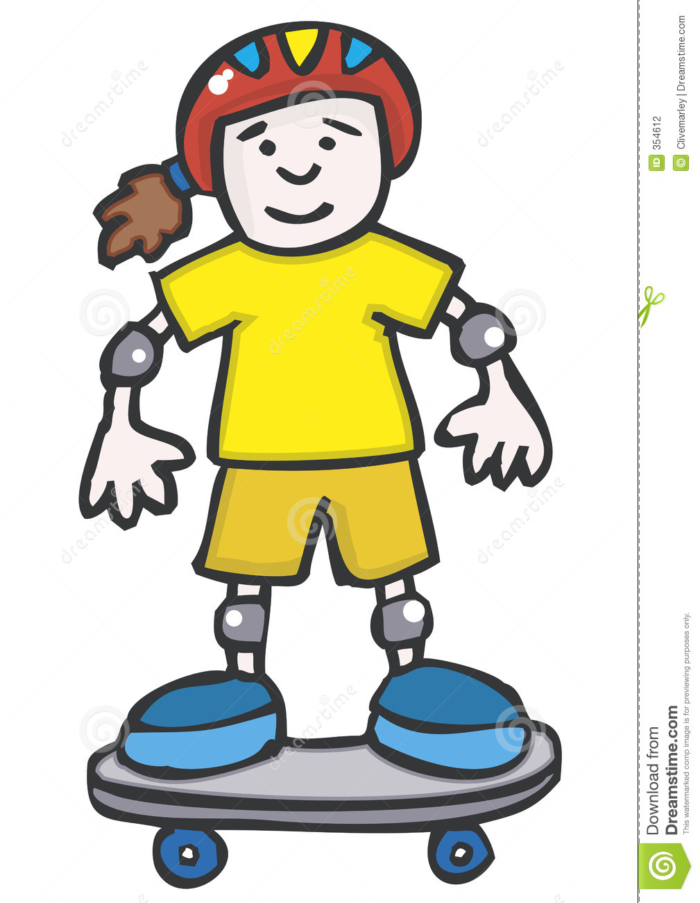 1009x1300 Skateboard Clipart Yellow
