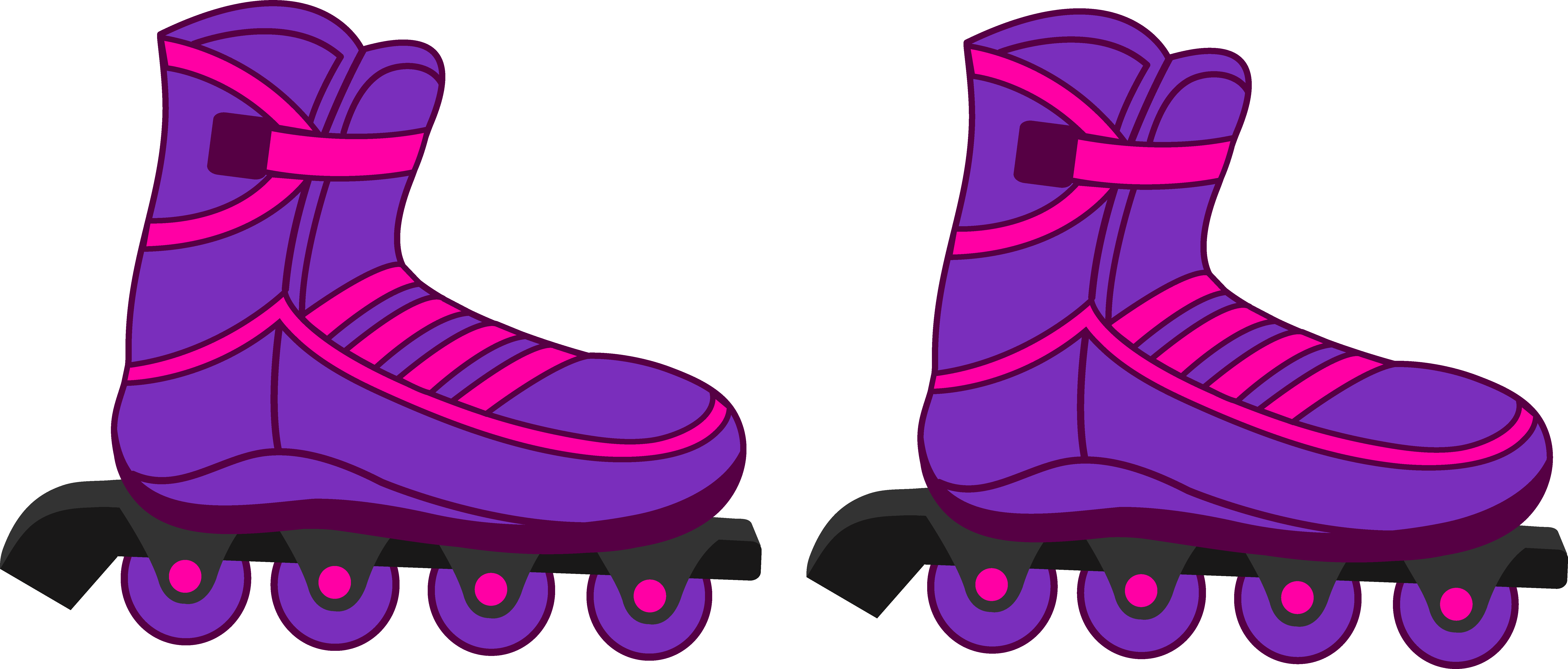 8285x3534 Wheel Clipart Inline Skate