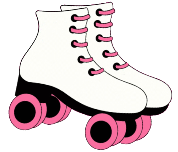 600x512 Roller Skating Clip Art