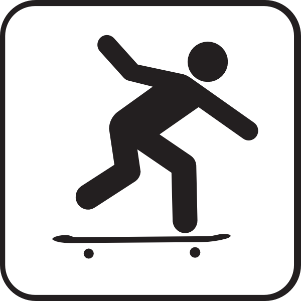 600x600 Skateboard Clipart Skateboarding