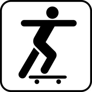 300x300 Skateboarding Clip Art