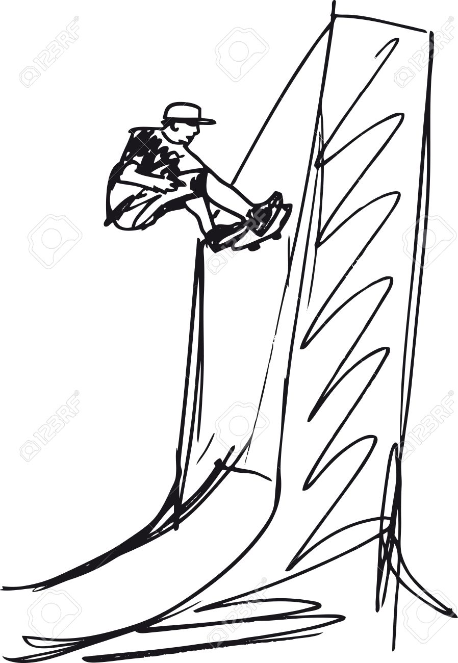 898x1300 Sketch Of Skateboard Boy Vector Illustration Royalty Free Cliparts