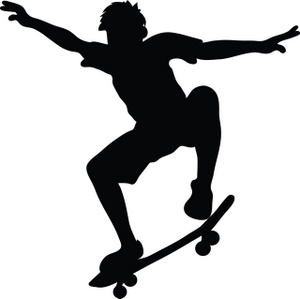 300x299 Skateboarding Clip Art Clipart Panda