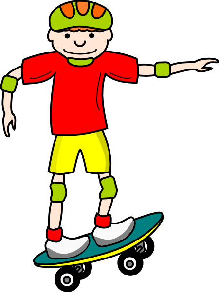 450x601 Skateboard Clip Art