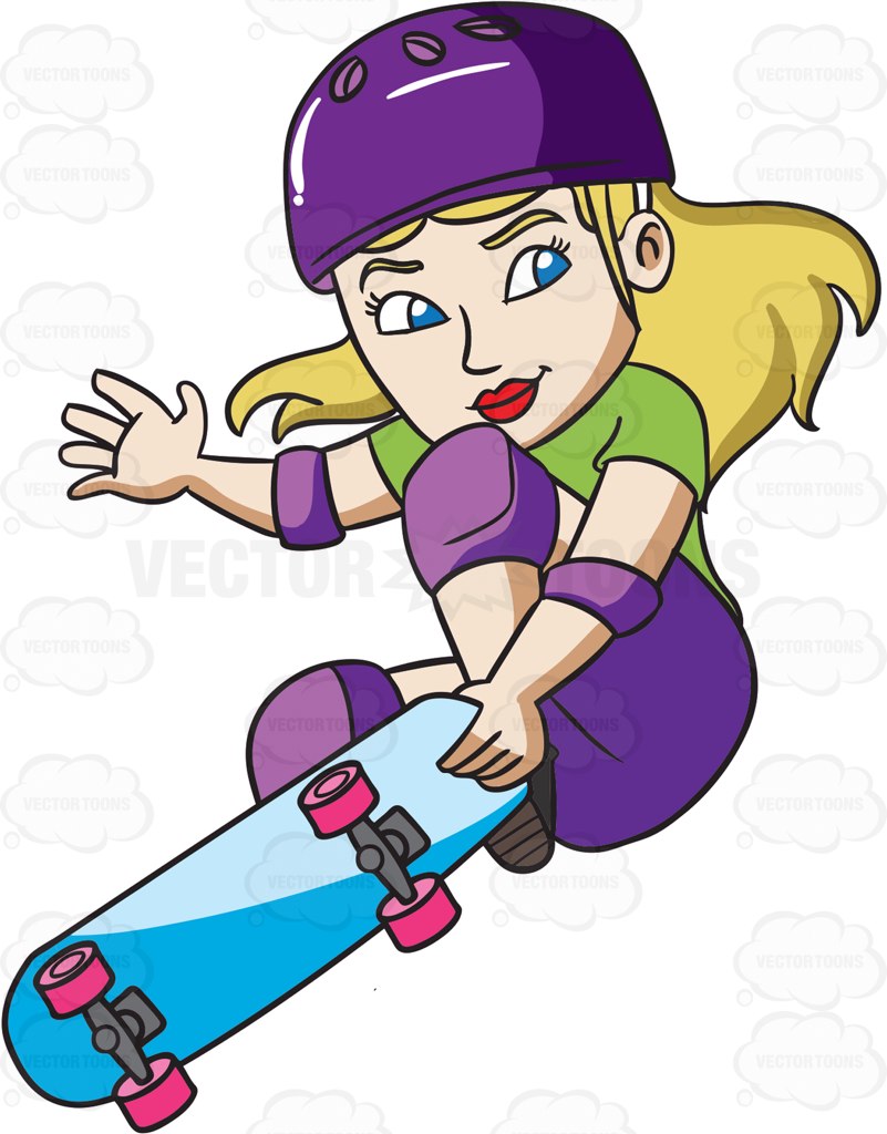 801x1024 Skateboard Clipart Animated