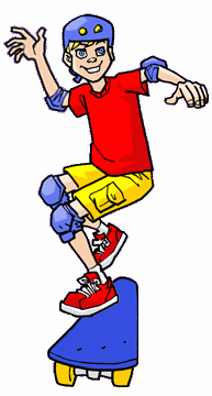 193x360 Skateboard Clipart Animated