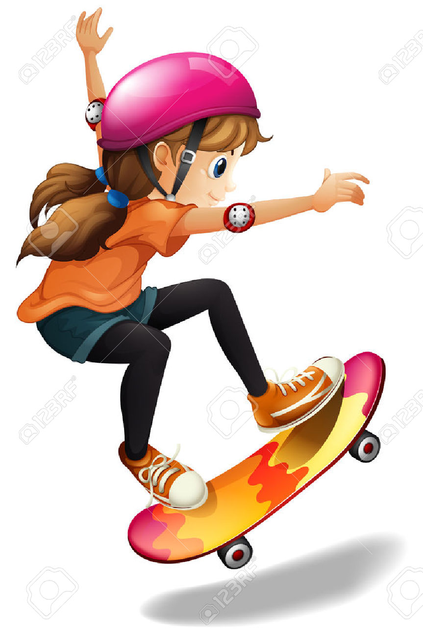 863x1300 Illustration Skateboard Clipart, Explore Pictures