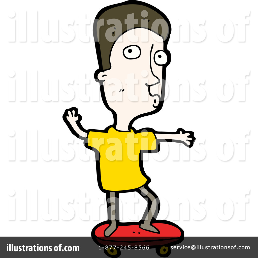 1024x1024 Skateboarding Clipart