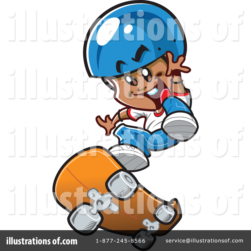 1024x1024 Skateboarding Clipart