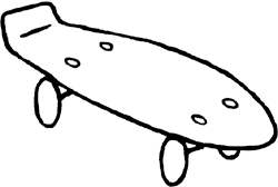 250x168 Skateboard Free Clipart Images Image