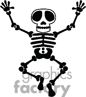 300x337 Halloween Skeleton Head Clipart Free Clipart Images Image