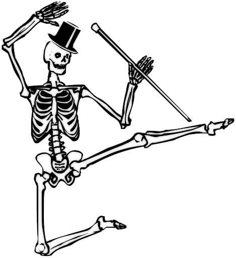 469x512 Skeleton Clip Art Download