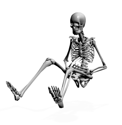 400x408 Skeleton Sitting In Chair