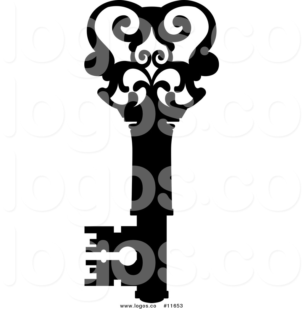 1024x1044 Royalty Free Clip Art Vector Black And White Antique Skeleton Key