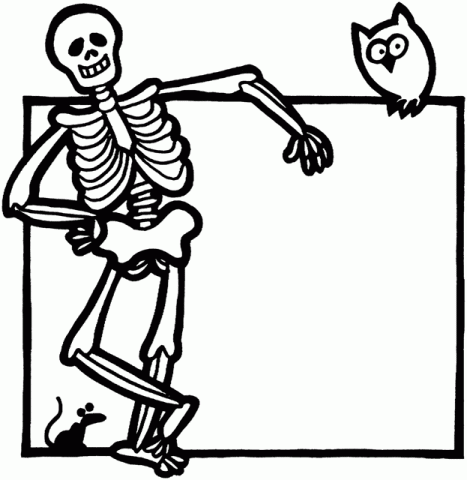 467x480 Bones Clipart Halloween Skeleton
