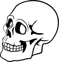 190x199 Skeleton Head Clip Art Cliparts