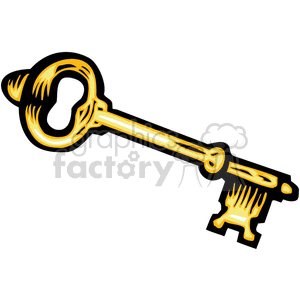 300x300 Royalty Free Skeleton Key 382916 Vector Clip Art Image