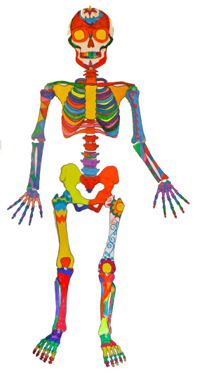 288x547 Halloween Day Of The Dead Skeleton Craft For Kids Best Kid'S