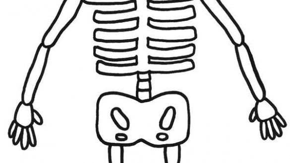 585x329 Printable Skeleton Coloring Pages For Kids Cool2bkids Of To Print