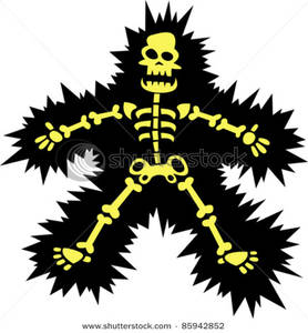 278x300 Art Image An Electrified Skeleton