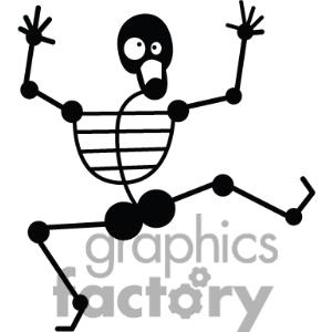300x300 Halloween Skeleton Clipart Clipart Panda