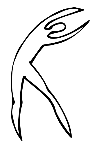 328x500 Fitness Stretch Sketch Clip Art Download