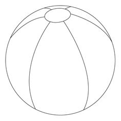 236x236 Beach Ball Clipart Outline
