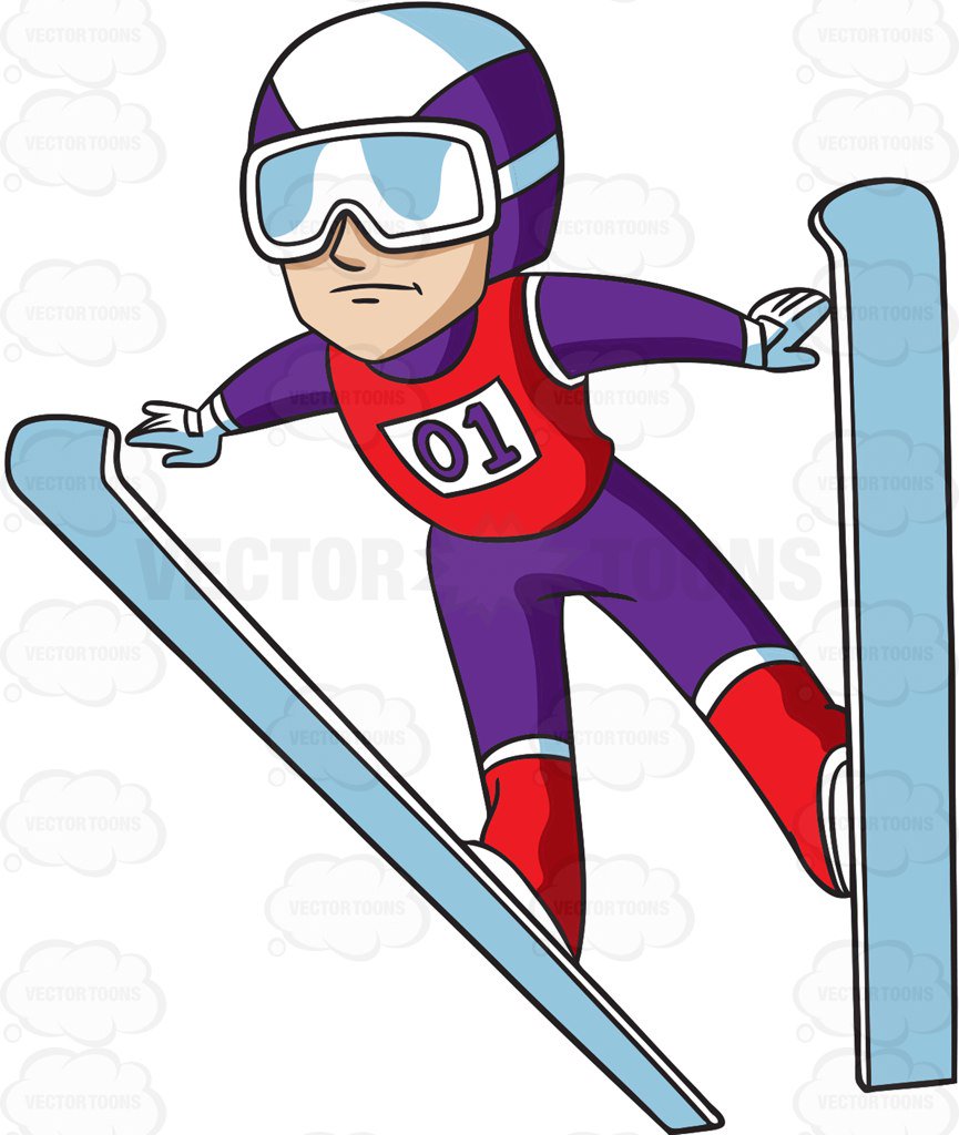 865x1024 Ski Jumper Clip Art Cliparts