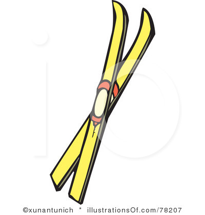 400x420 Snow Ski Clipart