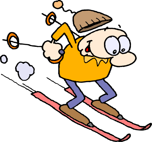 500x466 Ski Clip Art