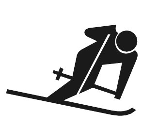 293x264 Free Downhill Skiing Clipart