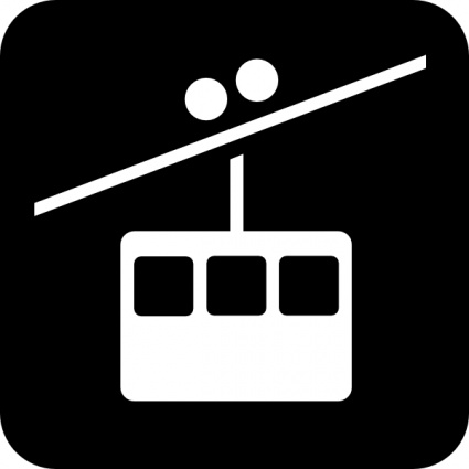 425x425 Ski Gondola Clipart