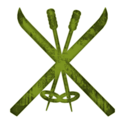 256x256 Ski Clipart Green
