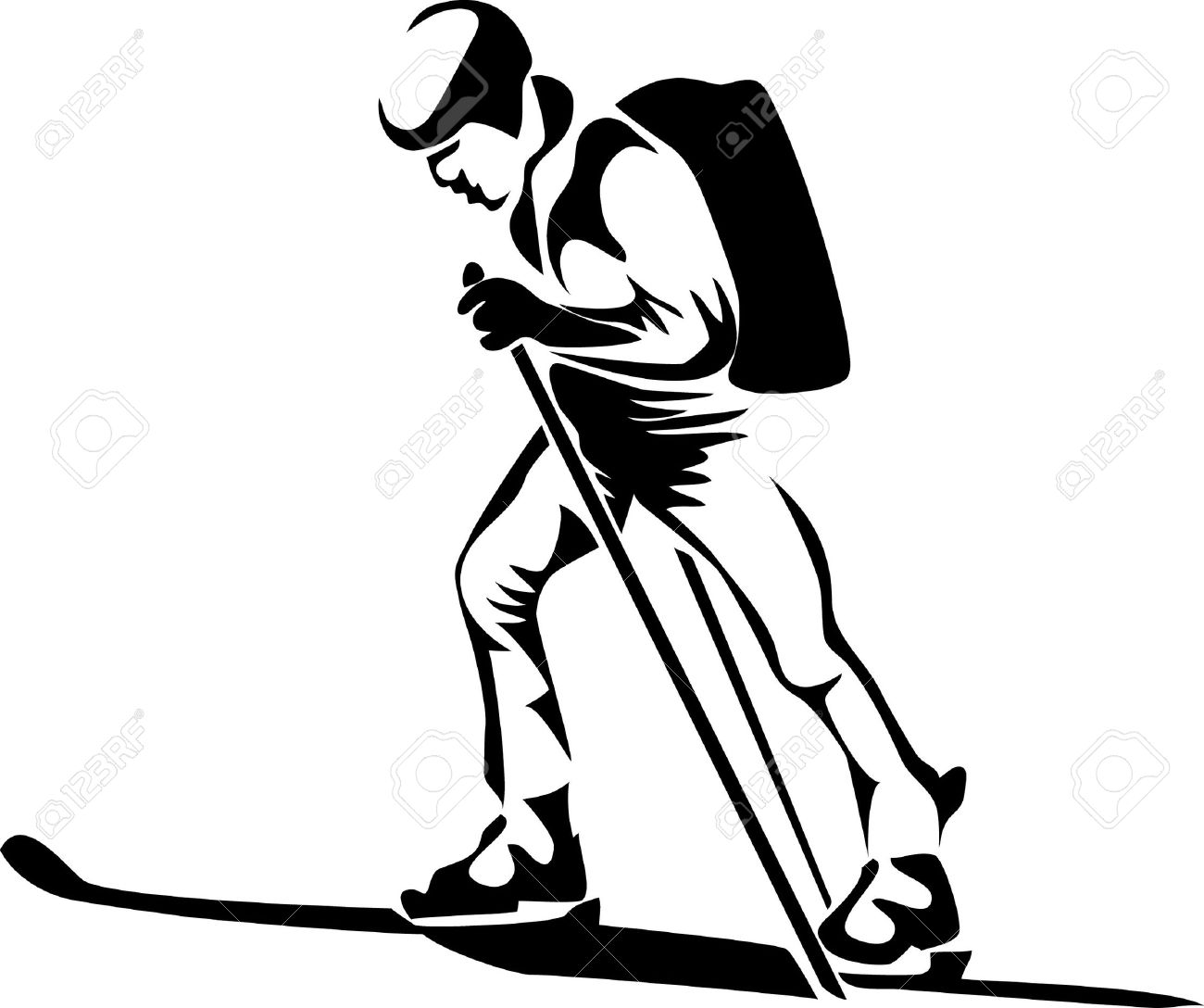 1300x1088 Ski Touring Logo Royalty Free Cliparts, Vectors, And Stock