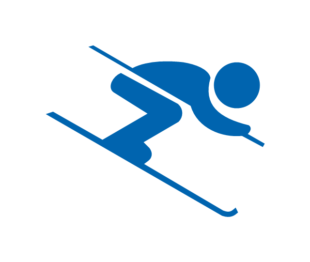 640x541 Ski Clipart Blue