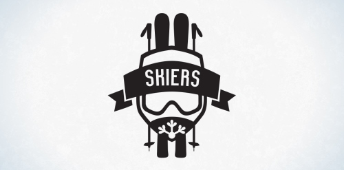 500x247 Skiers Logo Logomoose