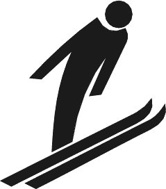 239x272 Ski Clipart Ski Jump